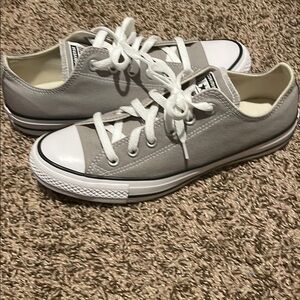 Converse Gray and White Chuck Taylor Sneakers